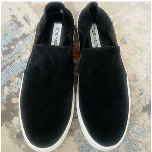Steve Madden Black Suede WOMEN Sneakers